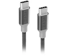 SBS TECABLETCC20BK USB-C kabelis - USB-C 25W Power Delivery 1.5m - pilkos spalvos