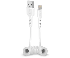 SBS kabelis USB 2.0 Apple Lightning baltas