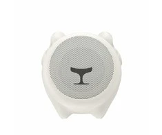 SBS Belaidis garsiakalbis avino formos, 3 W, belaidis, 10 m, USB C tipo, nešiojamas monofoninis garsiakalbis, baltas