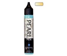 Artequipment Schjerning Pearl Pen, geltonas, skystas, 3D efektas, 28 ml, 1 vnt.