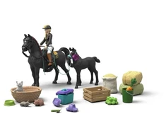 Figūrėlė Schleich Kalendarz adwentowy HORSE CLUB 2026 - Winter Wonderl. Przejażdżka (99240)