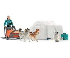 Figūrėlė Schleich Schleich laukinės gamtos Antarkties ekspedicija, žaislinė figūrėlė