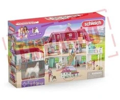 Schleich - Ežero pakrantės kaimo namas ir arklidė - (42706)