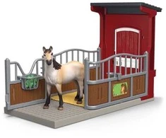 Schleich – ponių dėžė su mustangų kumele – (42724)