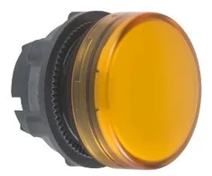 SCHNEIDER ELECTRIC Ø22 mm lempos galvutė oranžinė plastikinė skirta LED