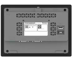 SCHNEIDER ELECTRIC 7"W jutiklinio ekrano displejus, 2COM, 2 Ethernet, USB host ir device, 24VDC, GP-ProEX modelis