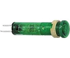 Schneider Electric 8mm žalios spalvos signalo žibintas 24V DC (XVLA233)