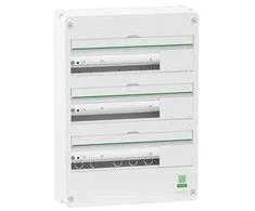 SCHNEIDER ELECTRIC Dangtelis sieninis grupinis skirstomasis skydas Resi9 CX 3 eilučių 18 modulių Baltas RAL9003 be durelių