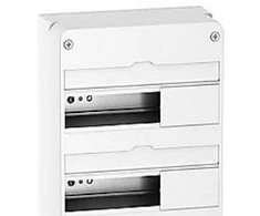Schneider Electric Dangtelis ant sienos montuojamas grupinis skirstomasis skydas „Resi9 CX“ 2 eilės 13 modulių baltas RAL9003 be durelių