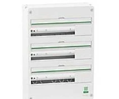 SCHNEIDER ELECTRIC Dangtelis sieninis grupinis skirstomasis skydas Resi9 CX 3 eilučių 18 modulių Baltas RAL9003 be durelių