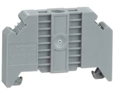 Schneider Electric NSYTR serijos galinis ribotuvas, skirtas naudoti su 35 mm DIN bėgeliu, TRH IDC gnybtų blokas, TRP įspaudžiamas gnybtas