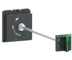 SCHNEIDER ELECTRIC Prailginta sukamoji rankenėlė, „ComPacT NSX 400/630“, juoda rankenėlė, veleno ilgis nuo 209 iki 600 mm, IP55