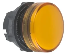 Schneider Electric Light indikatoriaus galvutė Ø22 geltona paprastas LED objektyvas - ZB5AV053