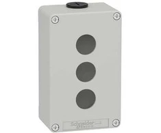 Schneider Electric Harmony XAP Control box, tuščia, pilka, 3 skylių, XAPD2203