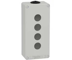 Schneider Electric Harmony XAP Control pakabukas, tuščias, pilkas, 4 skylutės, XAPD3204