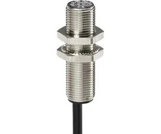 Telemecanique Sensors Schneider Electric indukcinis jutiklis M12 4mm dengtas 12-24V DC PNP 1Z kabelis 2m (XS112B3PAL2)