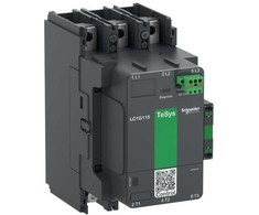 Schneider Electric TeSys F LC1G185 Kontaktorius, 100–250 V kintamosios / nuolatinės srovės ritė, 3 polių, 305 A, 1 NO + 1 NC