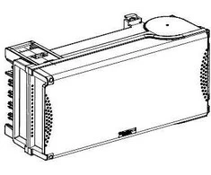Schneider Electric KSB100SE4, Balta, 128 mm, 220 mm, 444 mm, 5kg, 240 mm