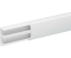 SCHNEIDER ELECTRIC Mini kabelių kanalas OptiLine-1230, 2 skyriai, aukštis 12 mm, plotis 30 mm, ilgis 2100 mm, baltas RAL 9010 plastikas