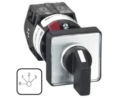 Schneider Electric Stepper Cam Leaf jungiklis, 1 polius, 45°, 10A, skirtas O 16 arba 22mm K10C003QCH