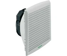 Schneider Electric „ClimaSys“ serijos filtro ventiliatorius, 24 V nuolatinė srovė, nuolatinės srovės veikimas, 262 m??/val. netrukdomas, IP54