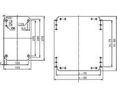 Schneider Electric Schneider Montavimo plokštė, pilna 400x300mm NSYMM43