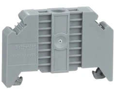 Schneider Electric NSYTR serijos galinis ribotuvas, skirtas naudoti su 35 mm DIN bėgeliu, TRH IDC gnybtų blokas, TRP įspaudžiamas gnybtas