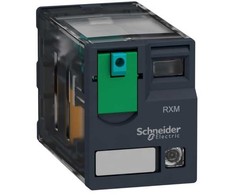 Schneider Electric Miniatur-Steckrelais 24VDC LED RXM4GB2BD