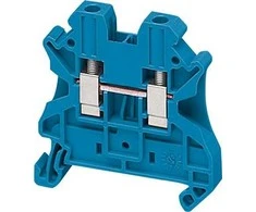 Schneider NSYTRV42BL 2 laidų bėgio jungtis 4mm2 mėlyna NSYTRV42BL