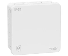 SCHNEIDER ELECTRIC MUREVA JUCTION BOX IP65, 87X87X42 MM, Baltas, HF