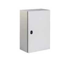 SCHNEIDER ELECTRIC Sieninė spinta metalinė S3D, 800 x 600 x 300 mm A x P x G RAL7035 su montavimo plokšte, IP66, 1 durelės