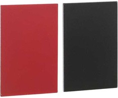 Schneider Electric Ženklas ZBY 18x27mm (30x50) ''Tuščia'' raudona/su