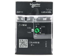 Schneider Electric Schneider Trigdiklio blokas 3 polių variklio apsauga 0,35-1,4A 24V DC (LUCA1XBL)