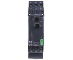 Schneider Electric „Harmony Time“ serijos ant DIN bėgelio montuojama laikmačio relė, 24–240 V AC/DC, 1 kontakto, 0,05–1 s,