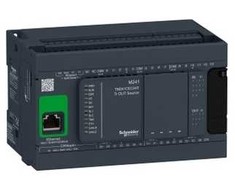Schneider „Modicon M241-24I/O“ (TM241CEC24T) programuojamas loginis valdiklis, 24 įėjimų/išėjimų, PNP tranzistorius, Ethernet/CANopen