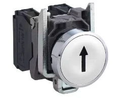 Schneider Electric Control mygtukas 22mm balta su spyruokliniu grįžtamu 1NC (XB4BA3341)