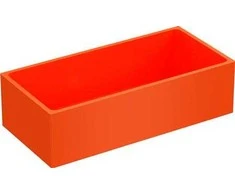 SCHNEIDER ELECTRIC Wibe kabelių kopėčios Galinis ribotuvas 28F raudonas plastikas