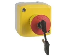 Schneider Electric XALK188F Gehäuse best. m.Pilztaster raudona