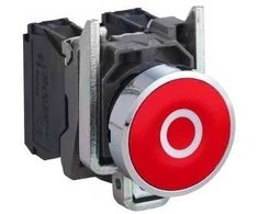 Schneider Electric 22mm valdymo mygtukas raudonas su 1R grįžtimi (XB4BA4322)