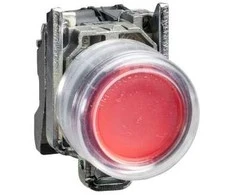 Schneider Electric 22mm valdymo mygtukas raudonas su 1R grįžtimi (XB4BP42)