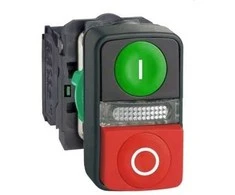 Schneider Electric XB5, mygtukas, žalias, IP66, IK05, II klasė, 30 mm
