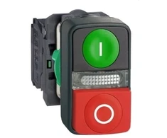 Schneider Electric XB5, mygtukas, žalias, IP66, IK05, II klasė, 30 mm