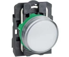 Schneider Electric 22 mm 230- 240V kintamA balta LED lemputė (XB5AVM1)