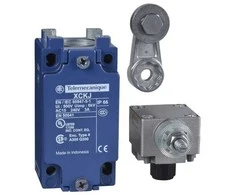 Telemecanique Sensors „Schneider Electric“ ribinis jungiklis 1R 1Z spyruoklinio veikimo metalinio ritinėlio svirtis (XCKJ10513H29)