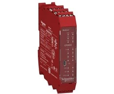Schneider Electric „Preventa XPSMCM“ serijos saugos valdiklis, 8 saugos įėjimai, 2 saugos išėjimai, 24 V nuolatinė srovė