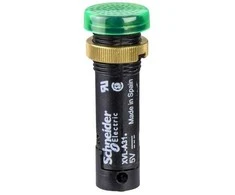 Schneider Electric Signalinė lempa 12mm žalia 24V nuolatinės srovės (XVLA333)