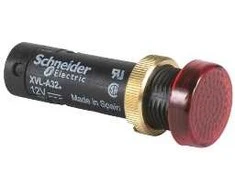 Schneider Electric Signalinė lempa 12mm raudona 24V nuolatinės srovės LED (XVLA334)