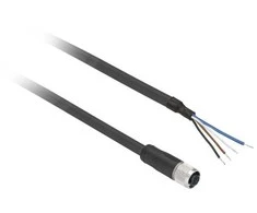 Schneider Electric M8 moteriškas tiesus 4 kontaktų kabelis 5 m PUR (XZCP0941L5)