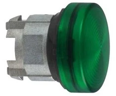 Schneider Electric ZB4, mygtukas, žalias, universalus LED, IP66, IK06, I klasė