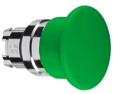 Schneider Electric „Schneider“ elektrinis grybų mygtuko pavara „Žalias Momentary“ (ZB4BC3)